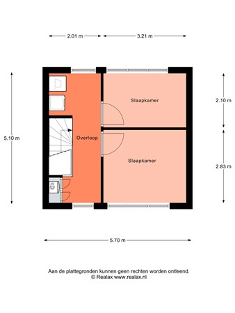 Floorplan - van Westrhenen 28, 3752 EV Bunschoten-Spakenburg